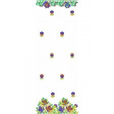 Border Embroidery Dupatta Design