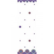 Chanderi Dupatta Sequins Embroidery Design