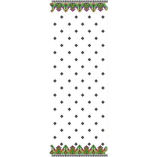 Embroidery Fashion Trends | Scarf Sequin Embroidery Design