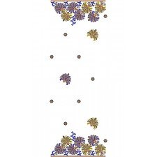 Designer Sequins Scarf Embroidery Design