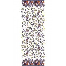 Scarf | Dupatta | Sequins Jall & Flat Embroidery Design