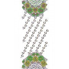 Designer Scarf | Fency Dupatta | Saree Border Embroidery Design