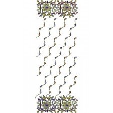 Designer Sequins Scarf Border Laheriya Embroidery Design