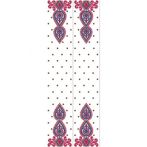 Alternate Fabric Join Style | Fashion Dupatta Scarf Embroidery Design
