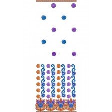 Indian Embroidery Dupatta Design