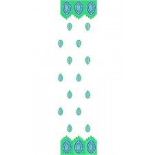 Indian Dupatta Embroidery Design