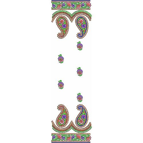 Rajasthani Bride Dupatta | Pallu | Scarf Embroidery Design