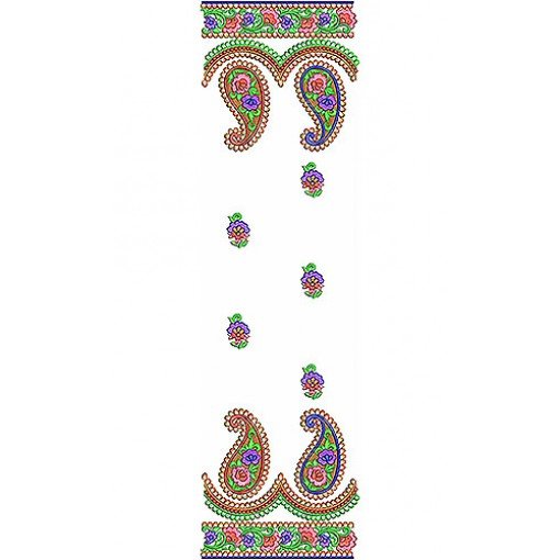 Rajasthani Bride Dupatta | Pallu | Scarf Embroidery Design