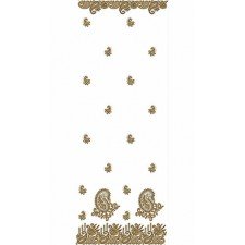 Wedding Scarf Embroidery Design