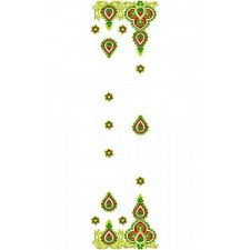 7586 Dupatta Design