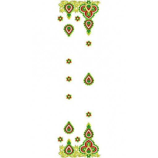 7586 Dupatta Design