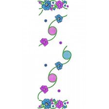 7657 Dupatta Design