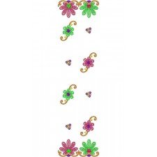 7658 Dupatta Design