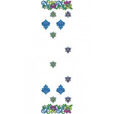 7661 Dupatta Design