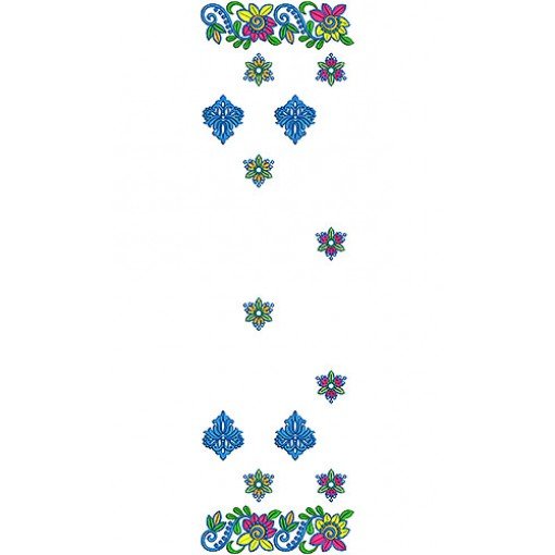 7661 Dupatta Design