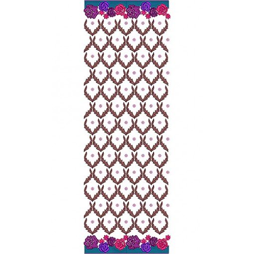 7698 Dupatta Design