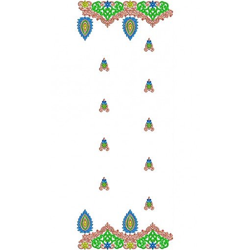 7702 Dupatta Design