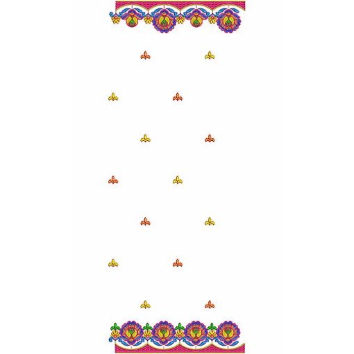 7827 Dupatta Design