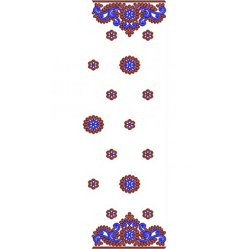 8141 Dupatta Designs