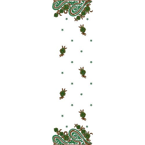 8880 Scarf Embroidery Design