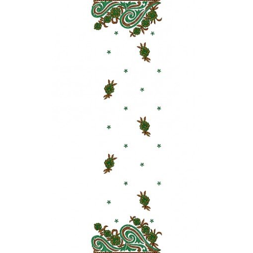 8880 Scarf Embroidery Design