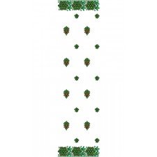 8881 Scarf Embroidery Design