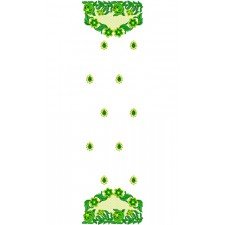 8883 Scarf Embroidery Design