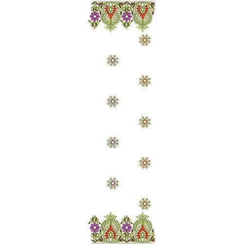 8888 Scarf Embroidery Design