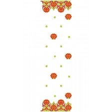 8889 Scarf Embroidery Design