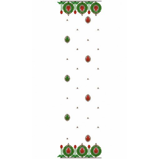 8891 Scarf Embroidery Design