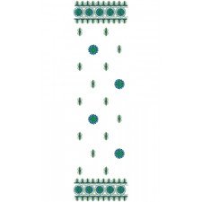 9045 Scarf Embroidery Design