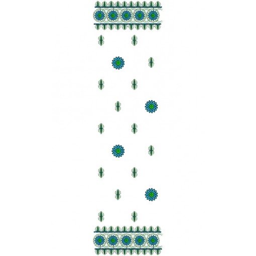 9045 Scarf Embroidery Design