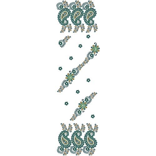 9046 Scarf Embroidery Design