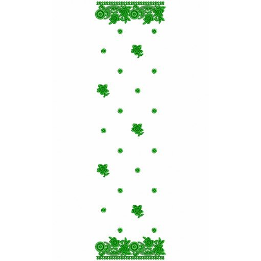 9047 Scarf Embroidery Design