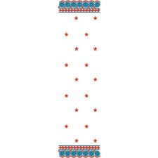 9050 Scarf Embroidery Design