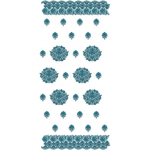 9051 Scarf Embroidery Design