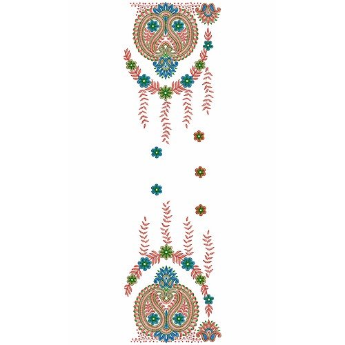 9052 Scarf Embroidery Design