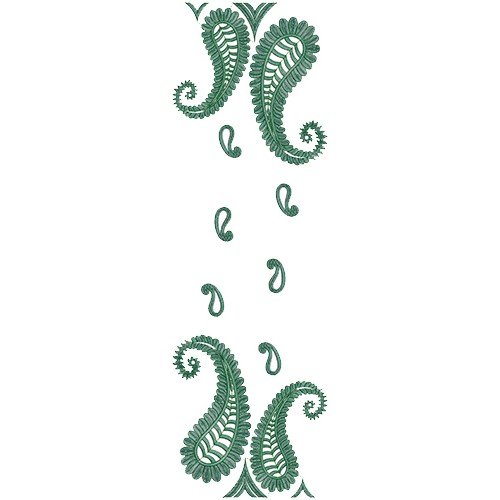 9053 Scarf Embroidery Design