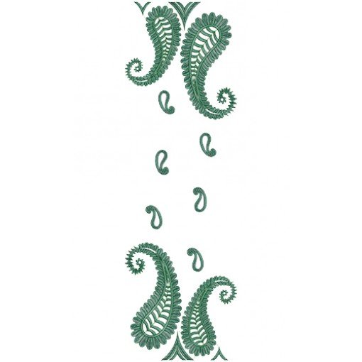 9053 Scarf Embroidery Design