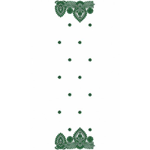 9055 Scarf Embroidery Design