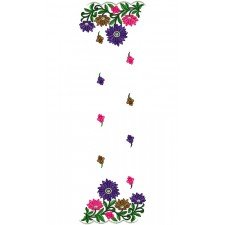 9071 Scarf Embroidery Design