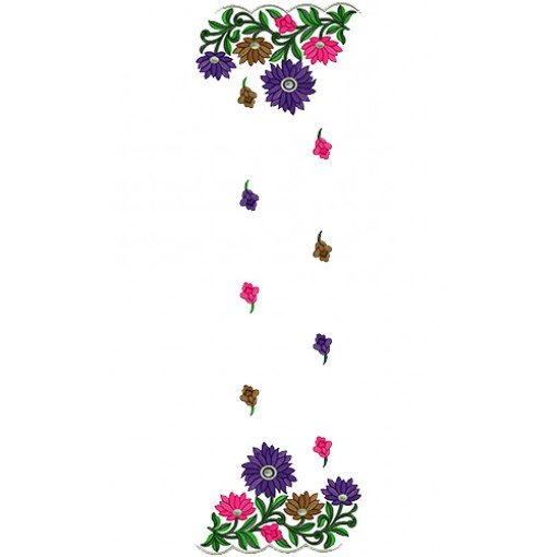 9071 Scarf Embroidery Design