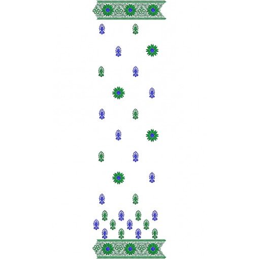 9074 Scarf Embroidery Design