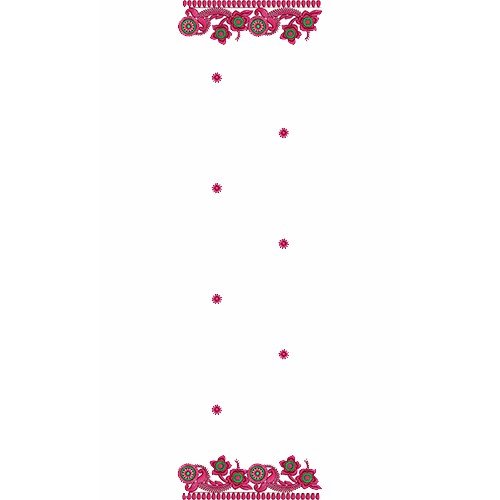 9077 Scarf Embroidery Design