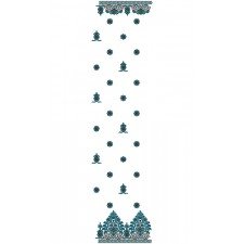 9080 Scarf Embroidery Design