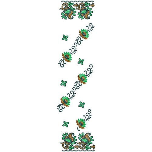 9164 Scarf Embroidery Design