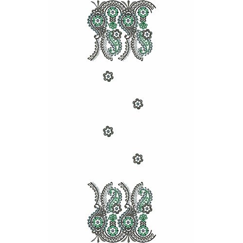 9165 Scarf Embroidery Design