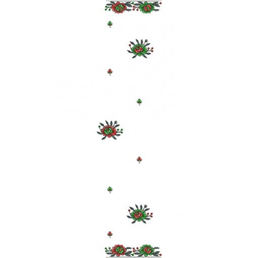 9167 Scarf Embroidery Design