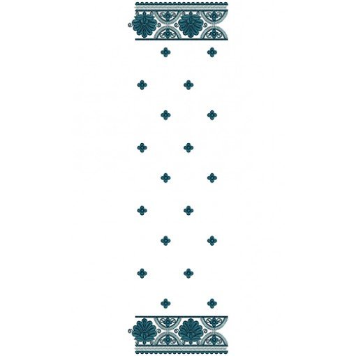 9169 Scarf Embroidery Design