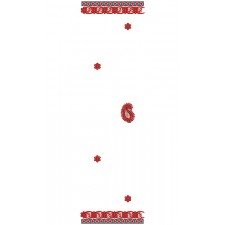 9262 Scarf Embroidery Design